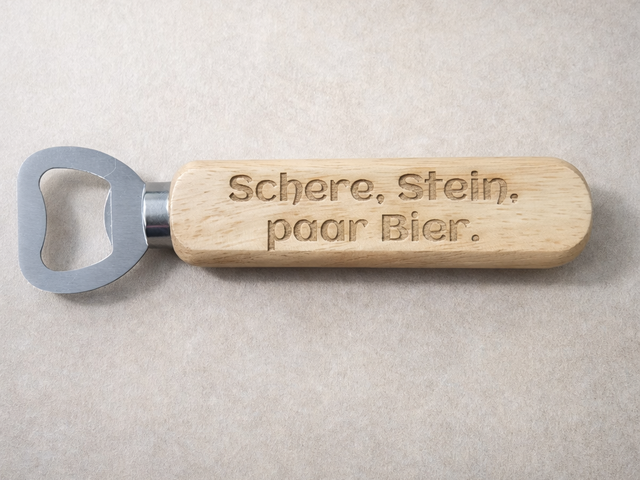 Flaschenöffner mit Gravur – der kleine Held für große Durstmomente