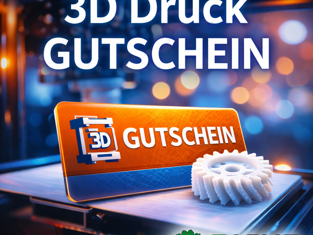 3D-Druck Gutschein – Kreativität verschenken