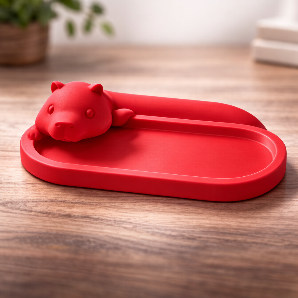 Tierische Brillenablage – dekoratives Tablett aus dem 3D Druck