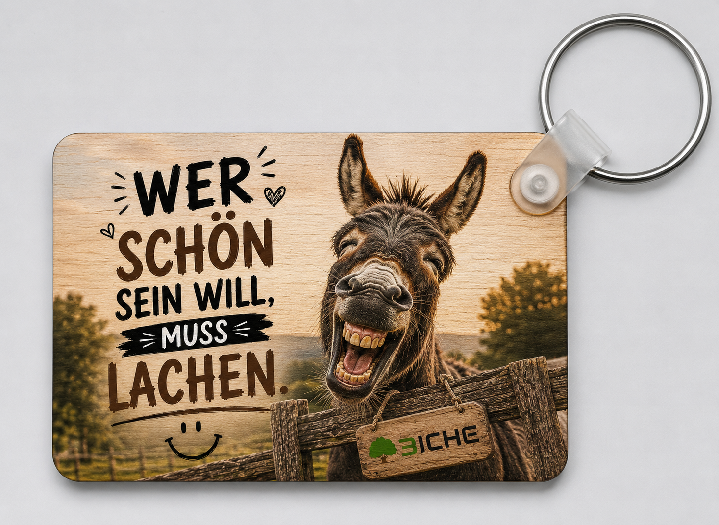 Personalisierter Schlüsselanhänger mit Foto, Motiv oder Text – hochwertig sublimiert