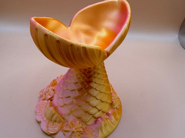 Meerjungfrauenschale - 3D gedruckte Schmuck- und Dekoschale